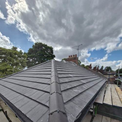 Extension roof