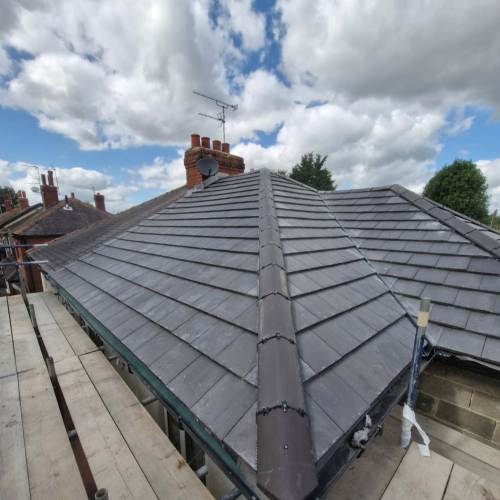Extension roof